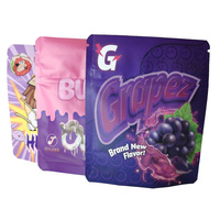 Sacs en plastique Mylar ZipLock métallisés anti-odeur, personnalisables, neufs, 3,5 g, en feuille d'aluminium, pour emballage de produits divers