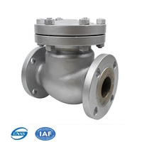 Clapet anti-retour oscillant CF3 CF8 300LB 8" 10" 12" avec raccord à bride en acier WCB, actionnement hydraulique, DN50-DN600