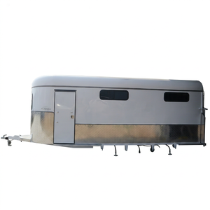 Remorque de transport de chevaux haut de gamme OEM 3 Horses Angle Load Deluxe avec espace de vie - Product Image 1