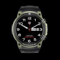 Montre connectée sport haut de gamme bicolore DM55, modèle 2026, la plus vendue, avec assistant vocal IA, moniteur de santé, écran AMOLED et étanchéité IP68