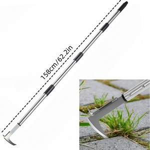 Stainless Steel Manual Detachable Gap Weeding Knife, Garden Crevice Weeder for Pavement Tile Joint Patio <b>Weed</b> <b>Removal</b> - Product Image 2