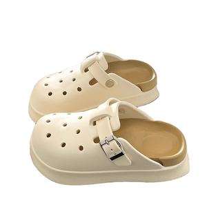 Sabots en EVA pour femmes, hauteur 3 cm, légers, respirants, antidérapants, confortables, bout rond, automne, toutes saisons, usage quotidien intérieur/extérieur - Product Image 1