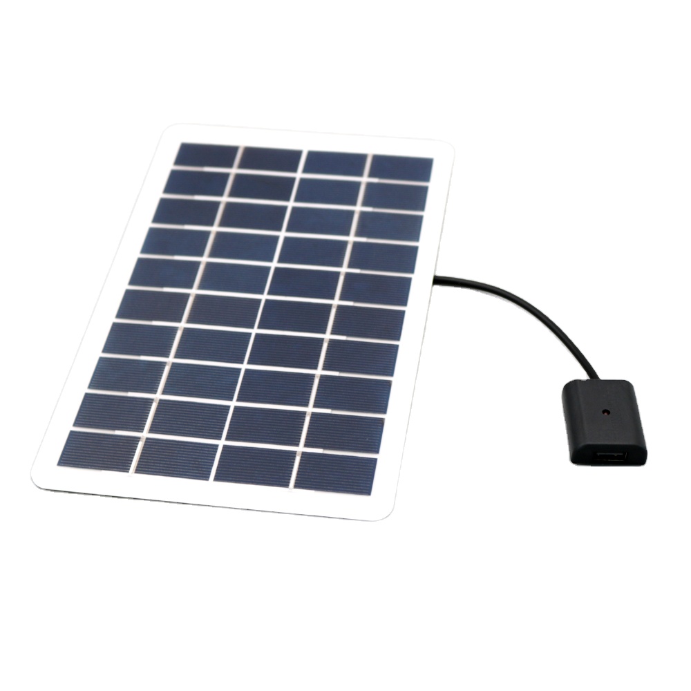 5 в 5 Вт 7,5 Вт USB DC Выход с стабилизатором напряжения 5 В для зарядки мобильного телефона USB разъем солнечная панель