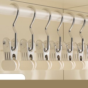 Colgador <span class=keywords><strong>de</strong></span> Ropa <span class=keywords><strong>de</strong></span> Acero Inoxidable Ecológico con Gancho <span class=keywords><strong>de</strong></span> Clip Sin Costuras para Balcón y Sala <span class=keywords><strong>de</strong></span> Estar - Duradero, <span class=keywords><strong>de</strong></span> Una Sola Capa, Montado en la <span class=keywords><strong>Pared</strong></span> - Product Image 5