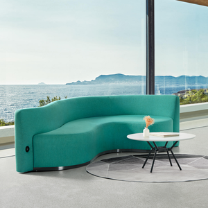 Sofá Resistente para Áreas Públicas, Diseño de Oficina, Tapizado en Tela, para Recepción de Oficina - Product Image 3