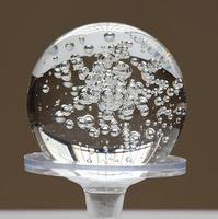 Mini boule de cristal transparente, bricolage, bulles de pierres précieuses naturelles, vente en gros