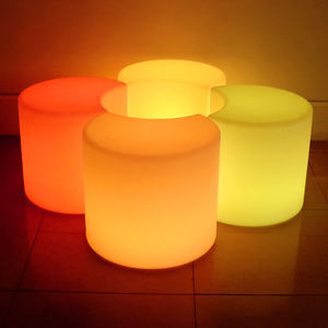 Tables et chaises LED rechargeables 40*40*40cm pour fêtes en plein air, articles lumineux pour festivals, chaises de café LED - Product Image 6