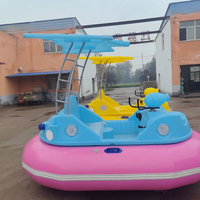 Bateau tamponneur motorisé super populaire pour deux adultes, équipement aquatique gonflable électrique pour piscine, à vendre
