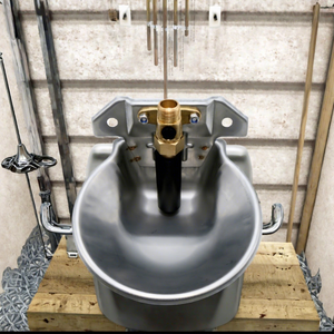 Nuova Ciotola per Abbeveraggio Bovini in Acciaio Inox Aoxin, Sistema di Abbeveraggio per Fattoria Modello AX--ADB, 1,1 kg, 3 Mesi di Garanzia - Product Image 3