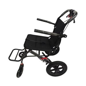 Sedia a rotelle manuale pieghevole leggera facile da trasportare per viaggi in aereo e uso quotidiano - Product Image 1