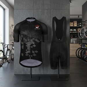 Ensemble de maillot et de short de cyclisme unisexe, respirant, écologique, à séchage rapide, manches courtes, vêtements de cyclisme, short de cyclisme rembourré - Product Image 1