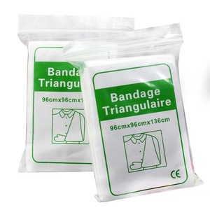 Bandage triangulaire 96cmx96cmx136cm, premiers secours médicaux, certifié CE - Product Image 2