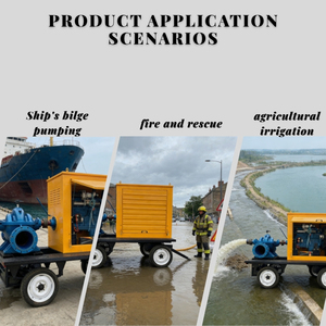 <span class=keywords><strong>Pompe</strong></span> à eau centrifuge horizontale à aspiration axiale en fonte de 6 pouces avec moteur diesel pour l'irrigation agricole - Product Image 6