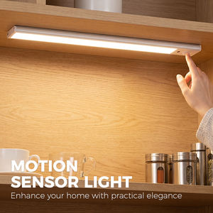 Luz para Gabinete con Sensor de Movimiento, 5 Colores Regulables, Inalámbrica, Recargable por USB Tipo C, Lámpara LED para Armario - Product Image 2