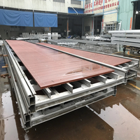 Système de kit de cadre de quai en aluminium pour quai flottant de bateau, passerelle en aluminium, plateforme de quai