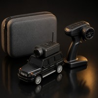 Kit de voiture RC à l'échelle 1:64, 4 canaux, contrôlé par application, mini voiture espion avec caméra HD 720P, étui de rangement pour jeu en intérieur et en extérieur