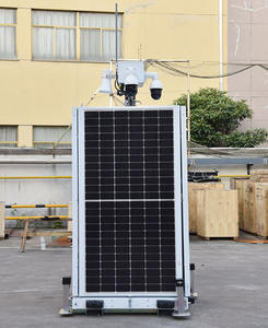 <span class=keywords><strong>Torre</strong></span> de <span class=keywords><strong>vigilancia</strong></span> solar tipo fijo Mástil telescópico de 9m - Product Image 3