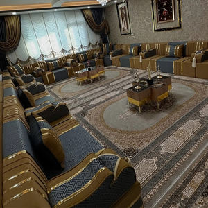 Ensemble de canapés <span class=keywords><strong>pouf</strong></span> Majlis yéménite haut de gamme Majlis arabe Jalsa meubles de salon canapé sectionnel modulaire - Product Image 3