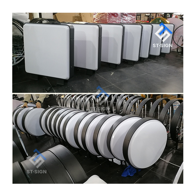 Custom Double Sided LED Sign Advertising Light Box Factory Wholesale Outdoor Display with Aluminum Frame Acrylic Sheet Light Box