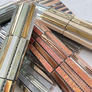 Vàng Đá khảm Địa Trung Hải Trung Đông thanh Nhà hàng biệt thự cải tạo tắm KitKat nội thất gạch mạ đá cẩm thạch - Product Image 4