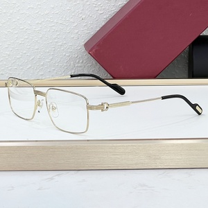 Lunettes <span class=keywords><strong>de</strong></span> <span class=keywords><strong>soleil</strong></span> <span class=keywords><strong>de</strong></span> conduite unisexe <span class=keywords><strong>de</strong></span> luxe 2026, style rétro, en alliage, protection UV400, monture petite, carrées en métal, avec logo - Product Image 4