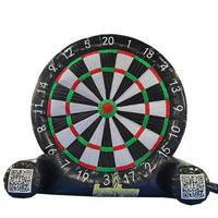 Jeu de fléchettes géantes de football gonflable, jeu de fléchettes de football à coller au mur, jeu de fléchettes de football à coller au sol pour enfants et adultes