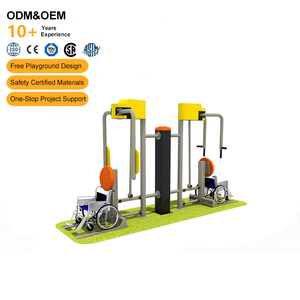 Équipement de <span class=keywords><strong>fitness</strong></span> extérieur inclusif pour exercices de pression pectorale, adapté aux besoins spécifiques, pour parcs de <span class=keywords><strong>fitness</strong></span> et équipement de sport accessible aux personnes à mobilité réduite - Product Image 2