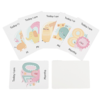 Cartes de jalons mensuels pour bébé en gros, mes premières cartes de jalons mensuels, accessoires photo pour nouveau-né (12 mois), cartes de premières fêtes pour bébé