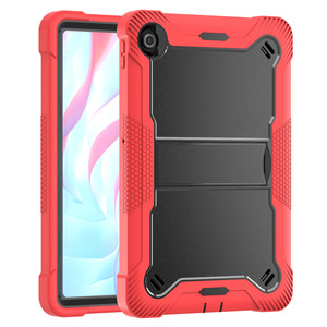 Funda híbrida para Lenovo <span class=keywords><strong>Tab</strong></span> M10 HD 2nd Gen 2020 10,1 pulgadas, cubierta de soporte de armadura resistente de 2. ª generación para niños, Funda de silicona para PC - Product Image 3