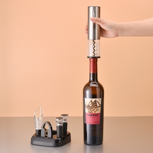 ที่เปิดขวดไวน์ไฟฟ้าแบบพกพา สแตนเลสสั่งทำพิเศษ พร้อมชุดจ่ายไวน์ - Product Image 3