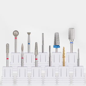 Taladro de uñas de acero de tungsteno profesional, Kit de molienda de cabeza de pulido de pretratamiento, eliminación de piel muerta para pulidores de uñas, estilo ruso - Product Image 1