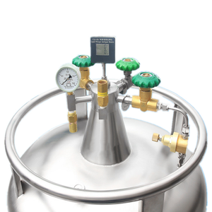 Reduced <b>Evaporation</b> Rate LN2 Tank YDZ-50 50L Self-Pressurized Liquid Nitrogen Container with Swivel Casters - Product Image 3