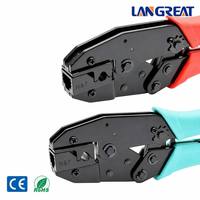 Pince à sertir RJ45 Cat7 à cliquet pour câbles réseau 8P blindés UTP STP, coupe-câbles et dénudeur de fiches modulaires, turquoise et rouge