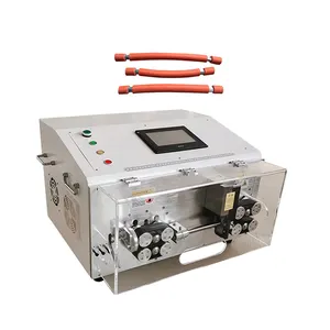 2 cores flat power cord cable wire cutting stripping machine flat sheathed wire cutting stripping machine with factory price