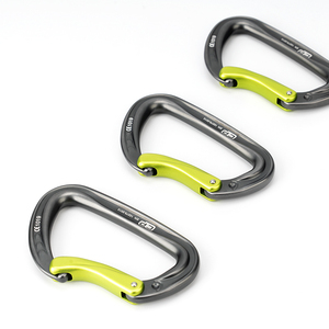 24KN d-hình dạng leo núi Carabiner autolocking mới hàng không nhôm quickdraws với an toàn móc thiết kế - Product Image 4