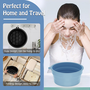 Productos para Dropshipping 2026: Tazón Portátil Plegable de Silicona para Baño de Hielo Facial, Herramienta para el Cuidado de la Piel, Agente de Dropshipping - Product Image 4