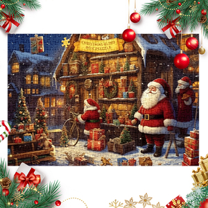 Puzzle <span class=keywords><strong>de</strong></span> Noël personnalisé à thème thermique, boîte mystère, 1000 pièces, cadeau <span class=keywords><strong>de</strong></span> Noël pour adultes et enfants - Product Image 3