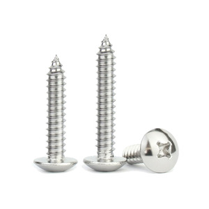 201 Stainless Steel Cross Head Flat Head Self Tapping Screws M3 M4 M5 M8 Metal Construction Grade A - Product Image 3