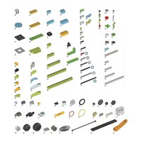 WeDo 2.0 Bloques de Construcción, Robot Educativo, Set Básico 45300, STEM, Programación Scratch, Control por Aplicación, Juguetes de Aprendizaje para el Aula
