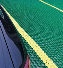 Grille de stabilisation de gazon industrielle en plastique HDPE, couleurs noir, vert, <span class=keywords><strong>blanc</strong></span>, structure nid d'abeille, pour jardin, barrage, allée, <span class=keywords><strong>stabilisateur</strong></span> de <span class=keywords><strong>gravier</strong></span> - Product Image 4