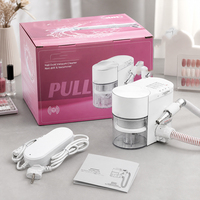 Perceuse à ongles professionnelle avec collecteur de poussière 2-en-1, machine à polir électrique tout-en-un avec aspiration puissante, moteur sans balais 35000 tr/min