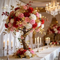 Arbres de cerisier artificiels en soie OLER, blancs, pour mariage, remise de diplôme, centre de table, toile de fond, fête de Noël, Nouvel An, Pâques