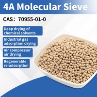 Zeolite 4A en forme sphérique de 1,7-2,5 mm et cylindrique de 1,6 mm, tamis moléculaire pour le séchage des gaz, tamis moléculaire 4A, déshydratant en petit emballage