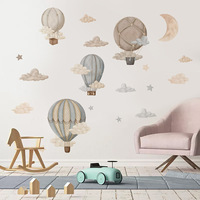 Autocollants muraux fleuris roses DIY, autocollants muraux floraux en PVC amovibles, autocollants muraux adhésifs pour la décoration de la chambre à coucher, de la crèche et de la maison
