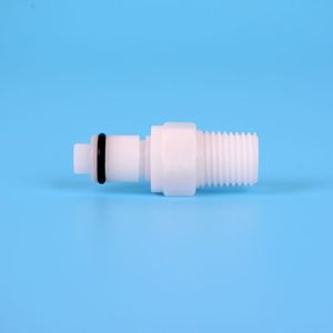 JU Universal 1/4 1/8NPT rosca macho adaptador de plástico de desconexión rápida insertar acoplamiento - Product Image 3