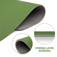 Tapis de méditation rectangulaire en TPE avec sangle élastique personnalisée ODM, facile à ranger, pour débutants, pratique à domicile, fournisseur en gros