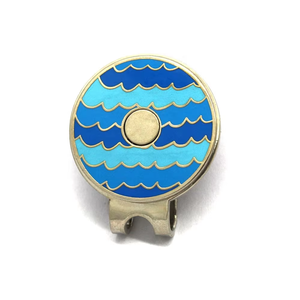 Marcador de Pelota de Golf Magnético con Clip, Diseñ<span class=keywords><strong>o</strong></span> de Sonrisa Espeluznante, Metal en Blanco Personalizable, Clip Magnético para Gorra de Golf, Grabado Láser en Blanco para Gorra de Viaje - Product Image 3