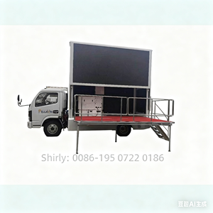 Approvisionnement d'usine Dongfeng Mobile LED Roadshow Truck Camion de scène hydraulique avec écran LED - Product Image 1