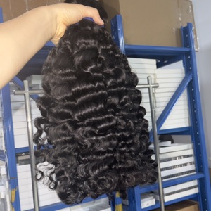 <span class=keywords><strong>Extensions</strong></span> de cheveux humains de haute qualité, ondulées, en vrac, pour coiffures quotidiennes et usage en salon de beauté - Product Image 6