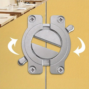Loquet de connecteur de table à manger et de bureau en alliage de zinc moderne et durable avec boucle pour la cuisine et les repas à l'extérieur - Product Image 1